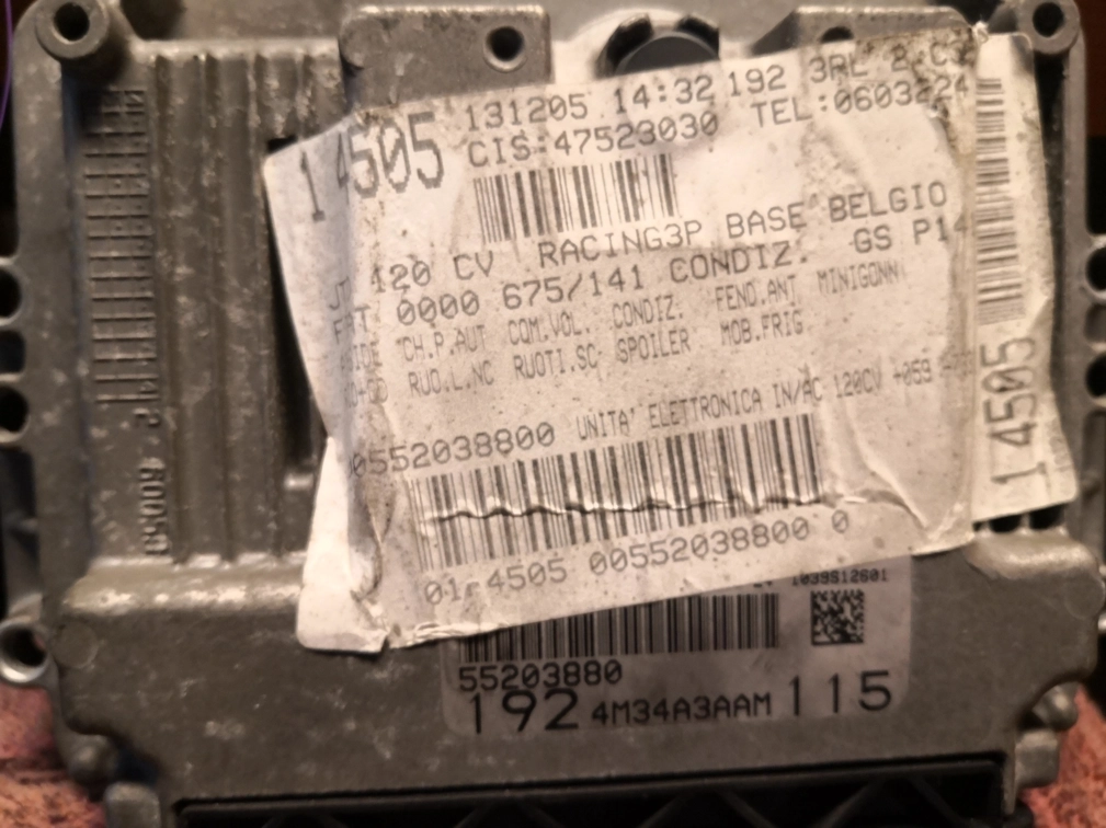 0281012859 55203880 1037378020 EDC16C39 Fiat Stilo 1.9jtd 88kw 2006 MTgearbox BDM FULL.rar