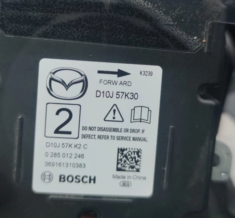 D10J57K30 D10J-57K30 0285012246 D10J 57K30 D10J57KK2C Mazda 3 2014 95128 CRASH+CLEAR SRS.rar