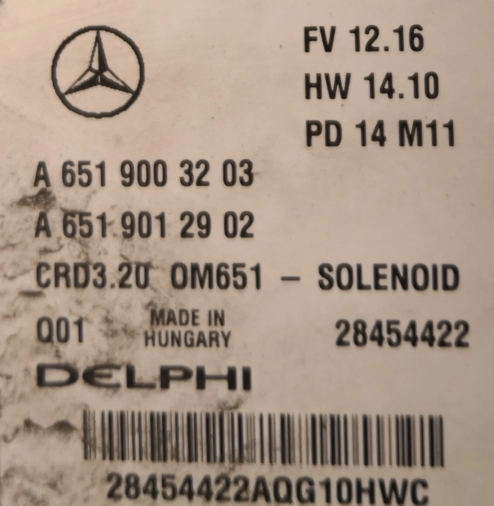 A6519003203 A6519012902 28454422 CRD3.20 FV12.16 HW14.10 DCM3.5 MB Sprinter 313 2.2CDI 2011y MTgearbox 95kW FULL.rar