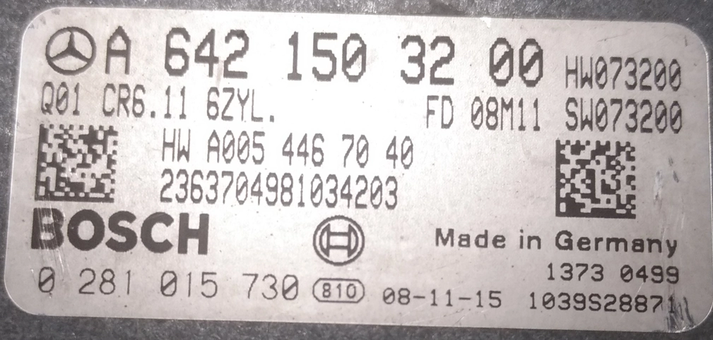 0281015730 A6421503200 CR6.11 A0054467040 1037396507 EDC17CP01 MB GLK 320CDI 2008 BOOT FULL.rar