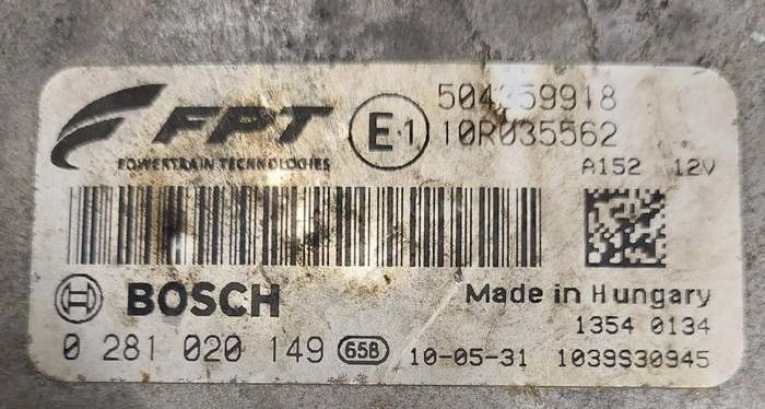 0281020149 504359918 C125400T5HD006CI0I473P05 1037500323 1037500254 EDC17CP52 Iveco Daily 3.0D 103kW MTgearbox ORI+noDPF noEGR noLAMBDA NOx BENCH FULL.rar