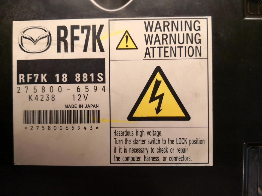 G40GRF7KT3GD DENSO Mazda 6 2007y 2.0D 105kW MTgearbox ORI+noDPF noEGR FULL.rar