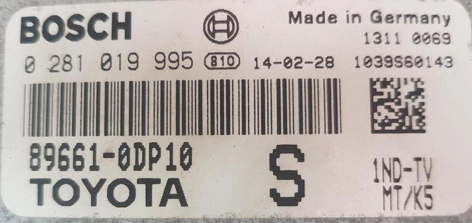 0281019995 89661-0DP10 1037527610 EDC17CP07 TOYOTA YARIS 1.4D 1ND-TV 2014Y MTgearbox KTAG FULL.rar