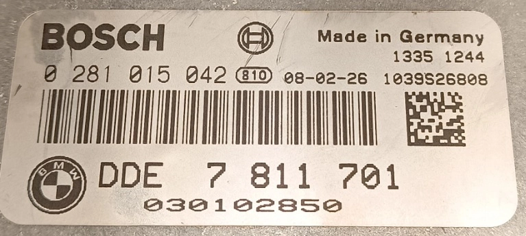 0281015042 7811701 O 73S3UB071A 1037501612 EDC17C06 BMW 1 ATgearbox ORI+IMMOOFF BENCH FULL.rar