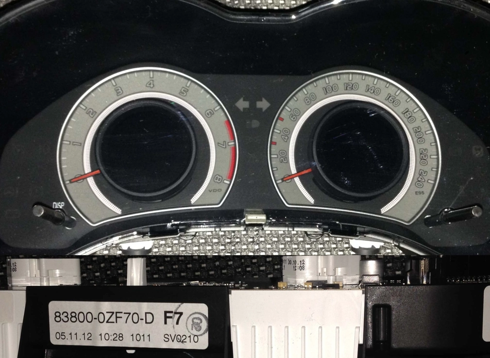 83800-0ZF70-D DASH TOYOTA COROLLA 2013Y 93C86 EEP.zip