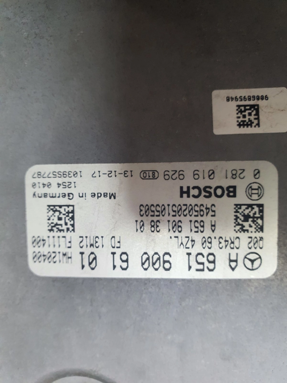 0281019929 A6519006101 1037537702 CR43NFZ-651-EDG1-906A-120kW-4NPZ2S-NAFTA14 OPS-3.8T-ME01 07 EDC17CP57 MB W906 2.2CDI 2014Y USA BENCH PCM FULL.7z