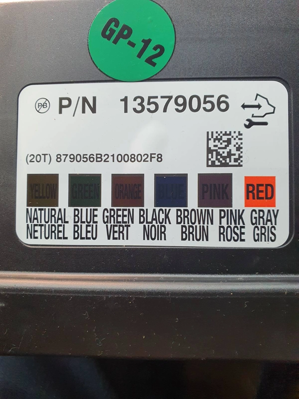 13579056 BCM OPEL ASTRA J 2011Y 25160 MTgearbox EEP.7z