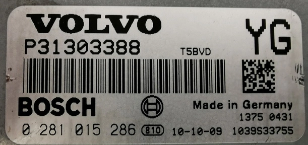 0281015286 P31303388 1037532517 EDC17CP22 Volvo XC60 2.0D 120KW 2010 MTgearbox BENCH FULL.rar