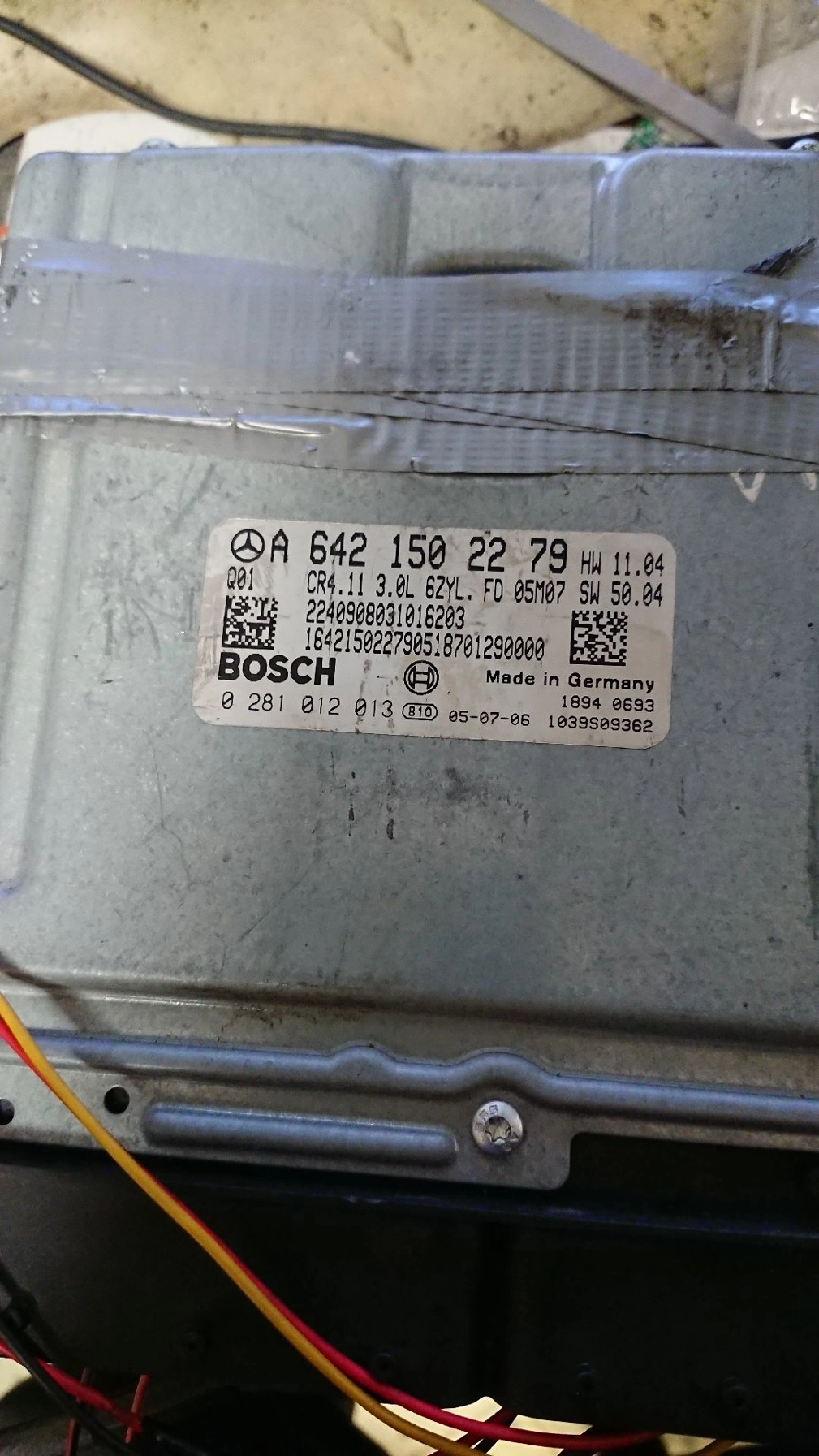 0281012013 A6421502279 CR4.11 HW11.04 SW50.04 1037393838 MB W219 3.0CDI ATgearbox ORI+VIRGIN BENCH FULL.rar