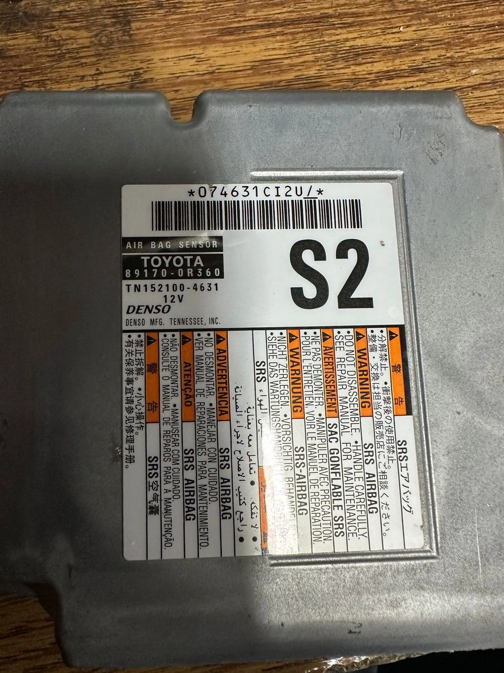 89170-0R360 TOYOTA RAV4 2021Y R7F701A223 CRASH+CLEAR SRS.rar