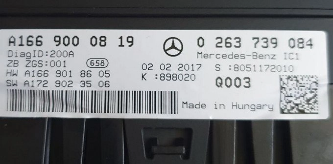 A1669000819 0263739084 DASH MB W166 95640 ATgearbox EEP.rar
