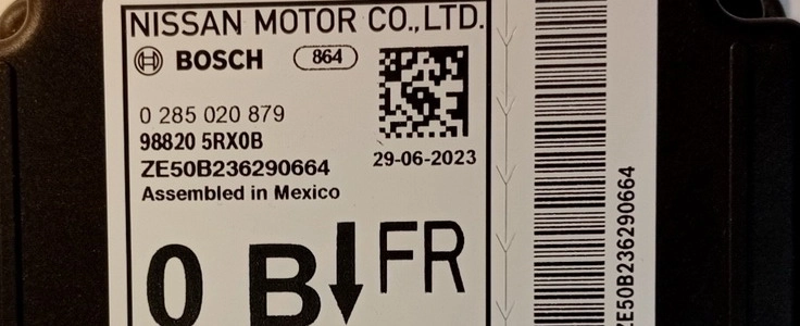 98820-5RX0B Nissan Kicks 2023Y 95128 CRASH+CLEAR SRS.rar