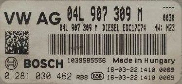 0281030462 04L906026EH 2950 10SW008918 EDC17C74 WV TIGUAN 2.0TDI 2016Y ATgearbox BENCH PCM FULL.rar