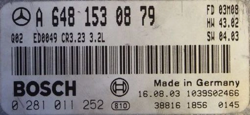 0281011252 A6481530879 1037367141 CR3.23 HW43.02 SW04.03 EDC16C31 MB S320 3.2CDI 150kW BDM FULL.rar