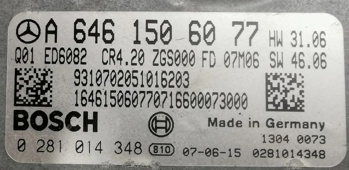 0281014348 A6461506077 CR4.20 HW31.06 SW46.06 CR40-64x-70T5-906-110kW-43-0MEF-01-IAG-00 1037386783 EDC16C31 MB Sprinter  2.2CDI 110kw MTgearbox ORI+noDPF noEGR BENCH FULL.rar