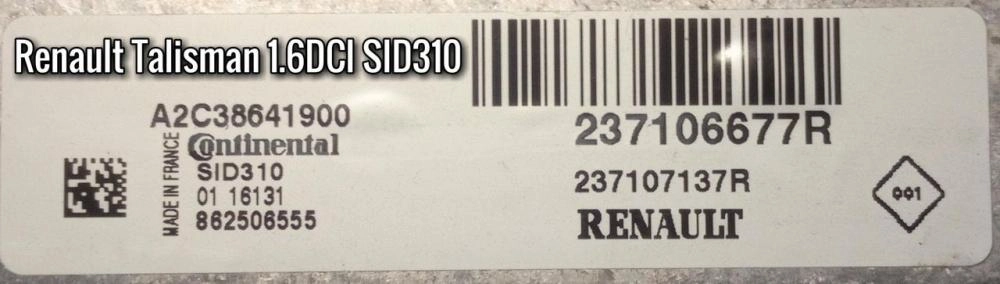 A2C38641900 01 16131 862506555 237106677R 237107137R 10376915AA SID310 RENAULT TALISMAN 1.6DCI 2016Y ATgearbox BENCH FULL.rar