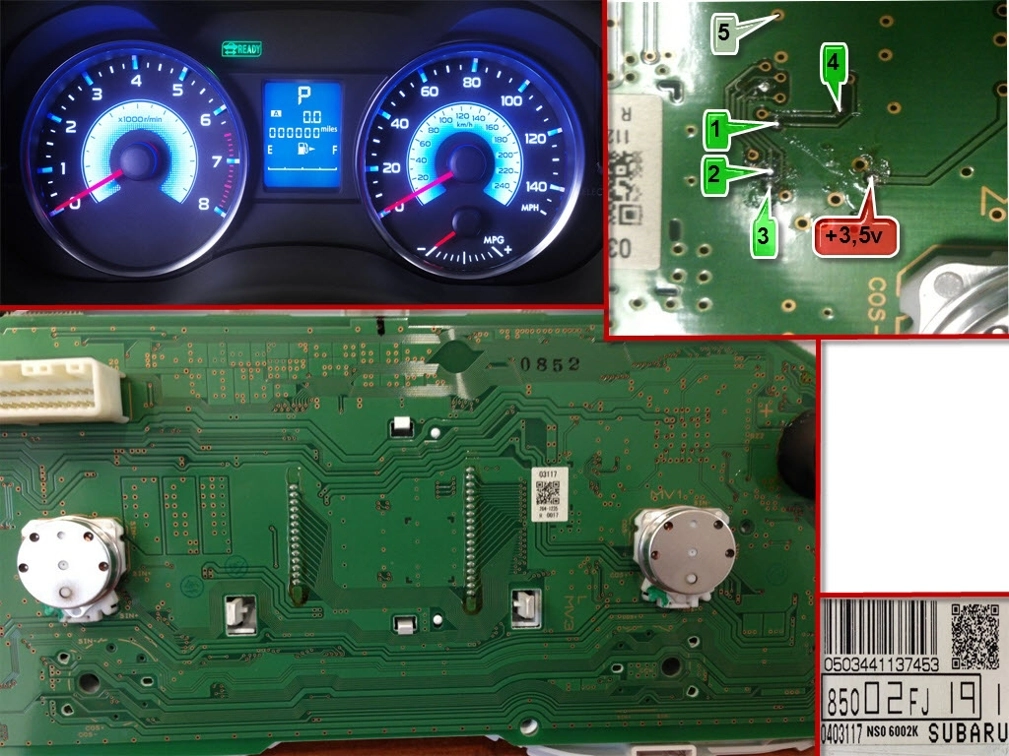 85002FJ19 NS06002K 0403117 DASH SUBARU SV 2014Y 93C76 EEP.rar