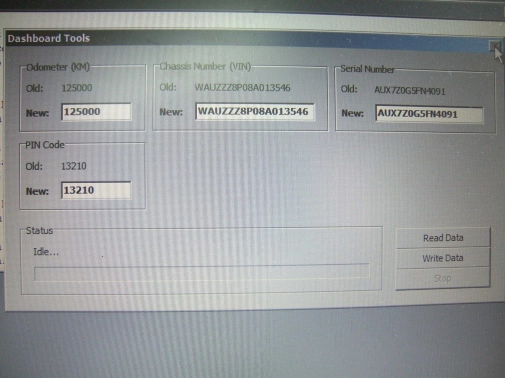 8P0920931G DASH VDO AUDI A3 2008Y CDC3217G 24C32 FULL.rar
