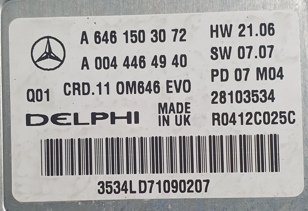 28103534 A6461503072 A0044464940 R0412C025C HW21.06 SW07.07 CRD1 MB W211 2.2CDI 125kW CRD-646-NMA9D-211SM-125kw-41OP-EF-ME-D50-0707X10 MTgearbox KTAG BDM FULL.rar