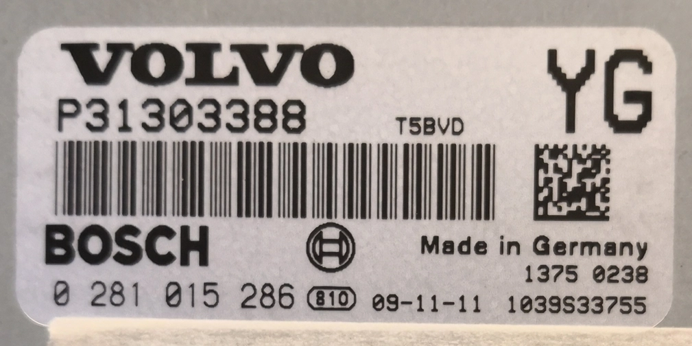 0281015286 P31303388 1037519467 EDC17CP22 Volvo XC60 2.4D 129kW 2010 MTgearbox BENCH FULL.rar
