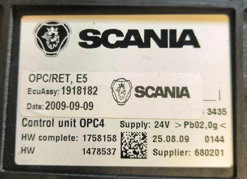 1918182 680201 TCU Scania OPC4 RET 2009 95256 WITH PEDAL EEP.rar
