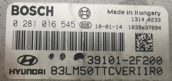 0281016545 39101-2F200 83LM50TTCVERI1R0 1037519246 EDC17CP14 Hyundai IX35 2.0CRDi 135kW ATgearbox BENCH FULL.rar