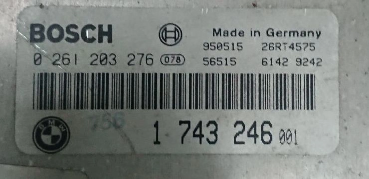 0261203276 1743246 M1.7.2 BMW E36 316 MTgearbox 27c256 ORI+IMMOOFF FULL.rar