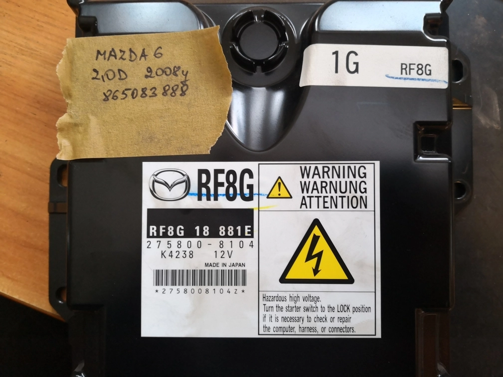 RF8G18881E 275800-8104 DENSO MAZDA6 2.0D 2008Y MTgearbox FULL.rar