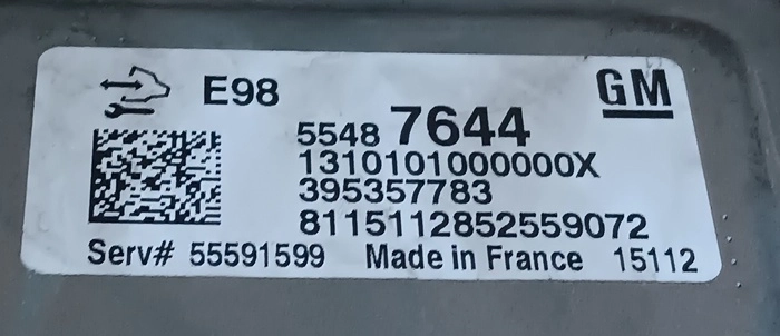 55487644 55591599 S180161502Z E98 OPEL Zafira 1.6CDTI FOX FLASHER FULL.rar