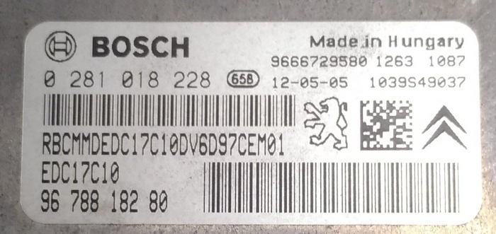 0281018228 9678818280 9666729580 EDC17C10 Peugeot Partner 1.6HDI 2012 KTAG FULL.rar