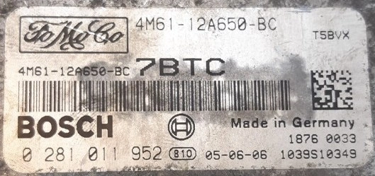 0281011952 4M61-12A650-BC 1039S10349 1037375949 EDC16C3 Mazda3 1.6HDI 80kW MTgearbox 2005 BDM FULL.rar