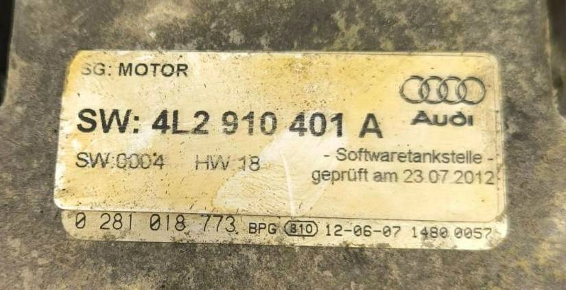 0281018773 4L2910401A 4L0907401E 1037526375 10W050682 EDC17CP44 Audi Q7 3.0TDI ATgearbox ORI+ST1 BENCH FULL.rar