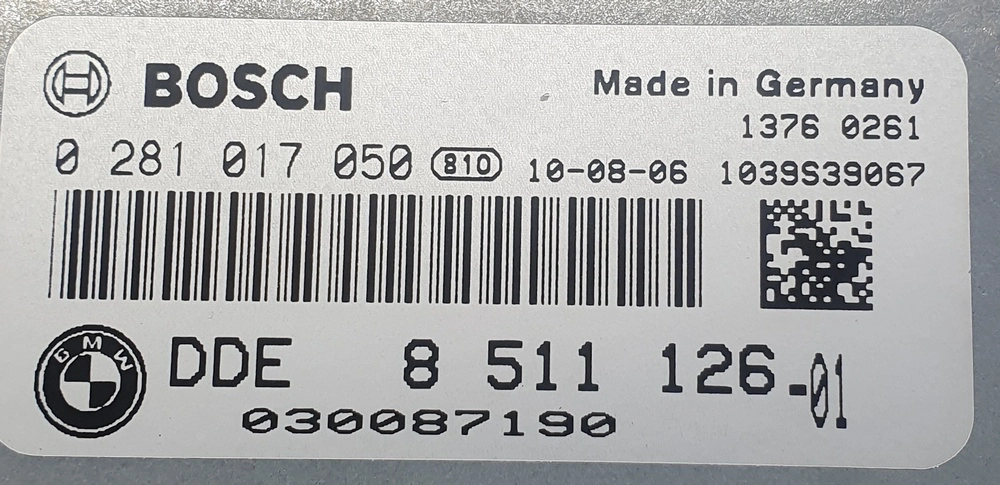 0281017050 8511126 1037550612 EDC17CP09 BMW E70 3.0D ORI+noVSA noEGR FLEX BENCH FULL.rar