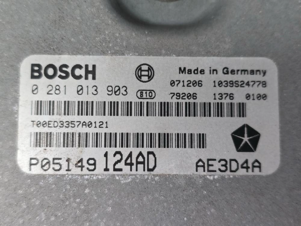 0281013903 P051149124AD 1037392209 EDC16CP31 Chrysler 300C 3.0td 2008 ATgearbox bench FULL.rar