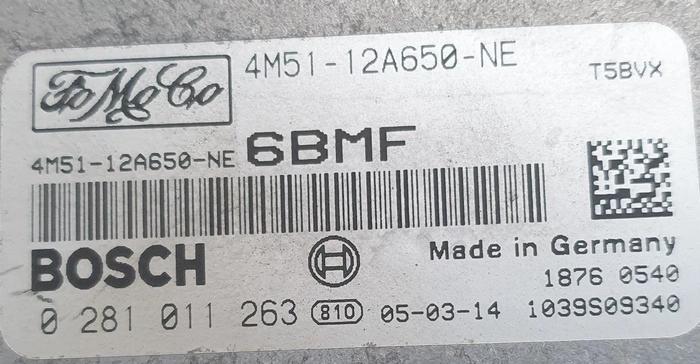 0281011263 4M51-12A650-NE 6BMF 1037374785 EDC16C3 Ford Cmax 1.6TDCI ORI+noDPF noEGR KTAG FULL.rar