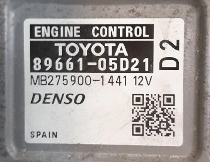 89663-05792 89661-05D21 MB275900-1441 DENSO Toyota Avensis 2.0D 2009 93kw MTgearbox ORI+noDPF KTAG BDM FULL.rar