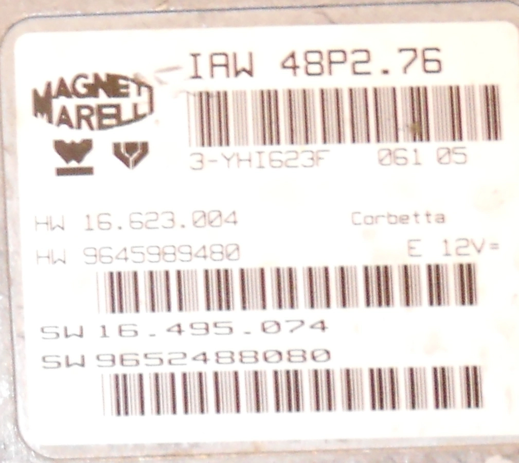 9645989480 9652488080 IAW 48P2.76 Peugeot 206 virgin FLASH.rar