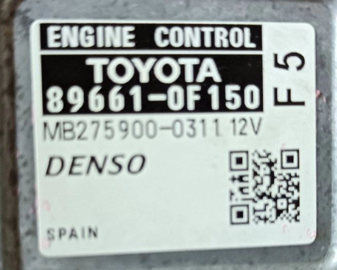 89663-0F150-A 89661-0F150 MB275900-0311 DENSO 1AD-FTV toyota flasher FLASH.rar