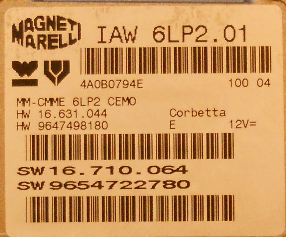 9647498180 9654722780 IAW 6LP2.01 Peugeot 307 1.4i 16v KFU BOOT FLASH.rar