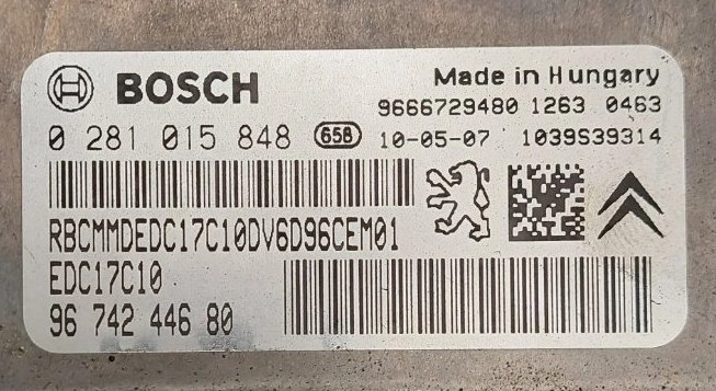0281015848 9674244680 9666729480 1037516441 EDC17C10 Citroen Berlingo 1.6HDI BENCH FULL.rar