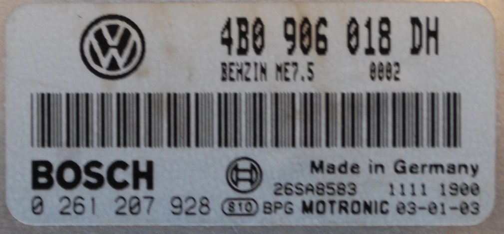 0261207928 4B0906018DH 1037363930 ME7.5 VW Passat 1,8t 110kw FULL.rar