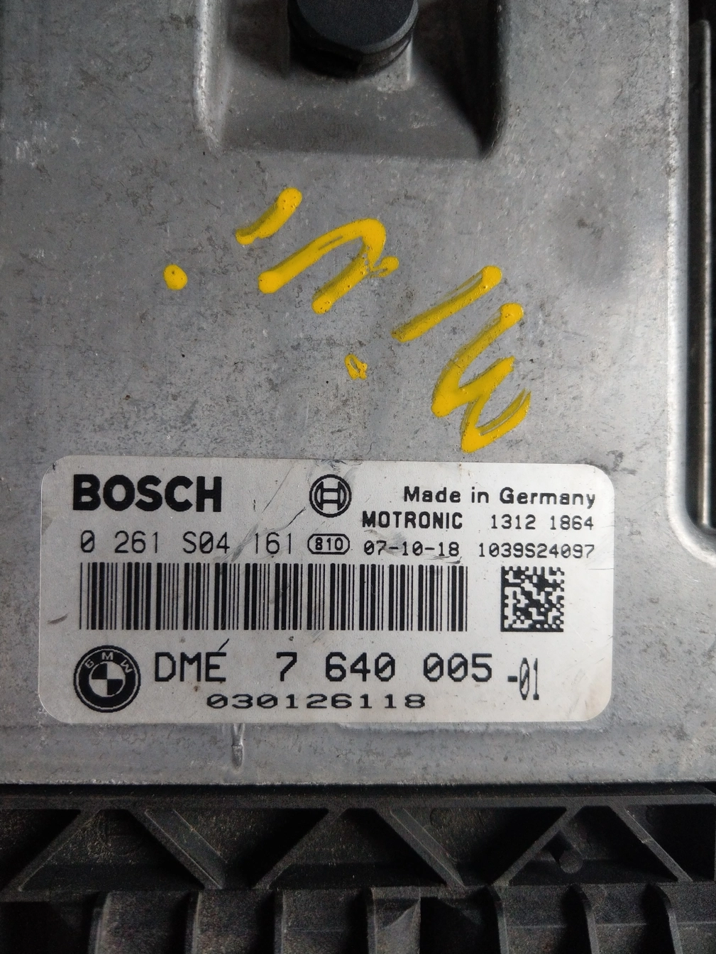 0261S04161 7640005-01 1037391118  MEV17.2 BMW MINI 1.6 MTgearbox BENCH PCMFLASH FULL.rar