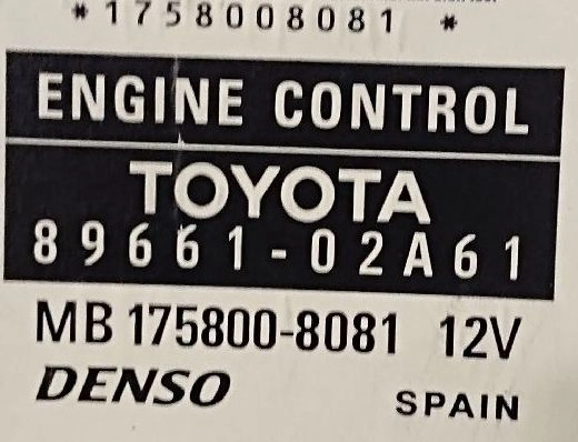 89663-02202 89661-02A61 MB175800-8081 DENSO Toyota Corolla 2.0D 1CDFTV noEGR FULL.rar