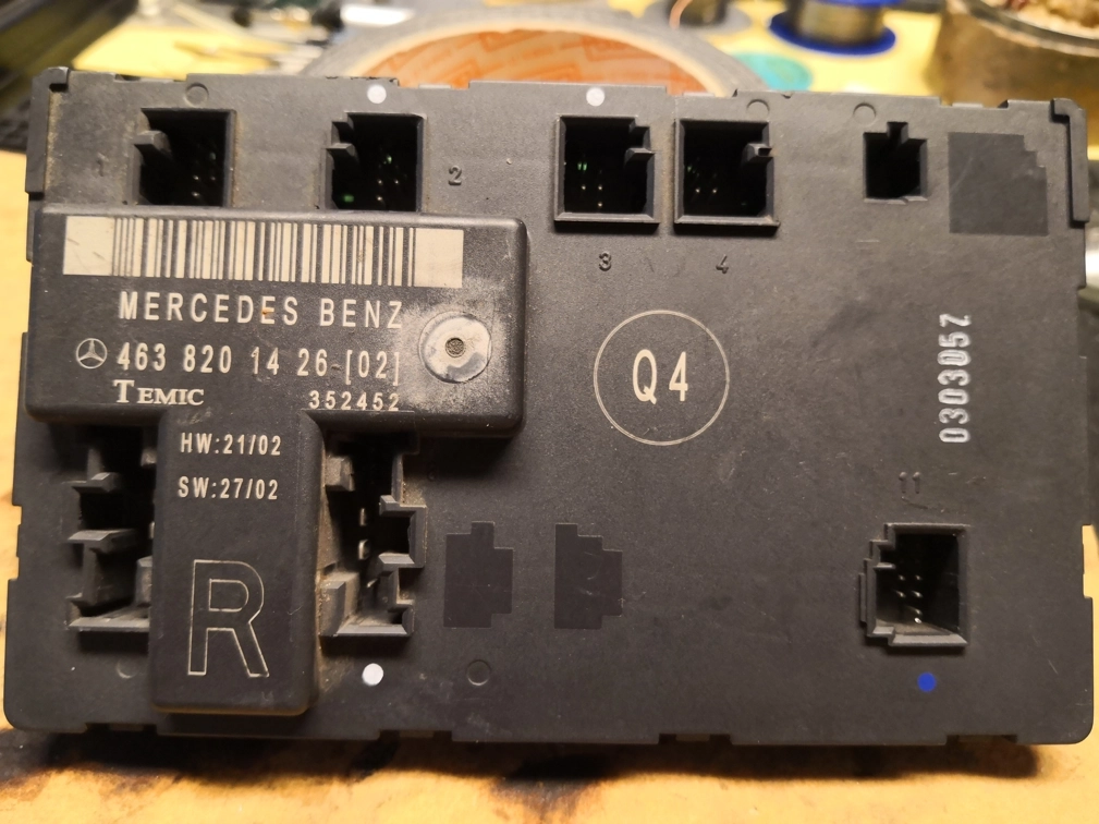 4638201326 02 MB W463 Front RIGHT Control Unit Door Module TEMIK 908AZ60A FULL.rar