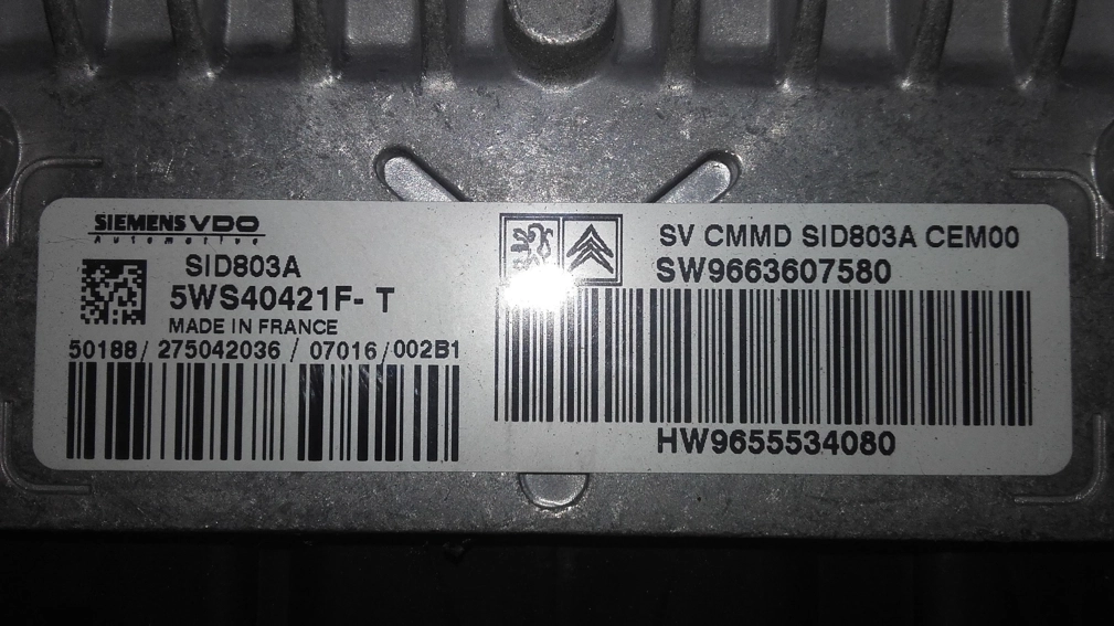 5WS40421F-T 9655534080 9663607580 PO30052000000 SID803A Citroen C4 2.0HDI RHR 100kW 2007 BVA6 ATgearbox FULL.rar