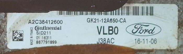 A2C38412600 GK21-12A650-CA VLB0 SID211 Ford Tranzit FLEX BENCH FULL.rar