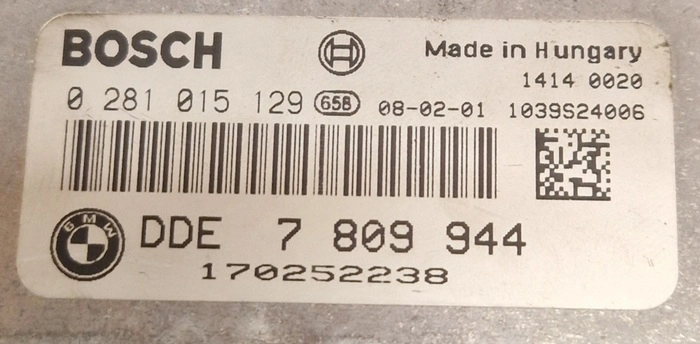 0281015129 7809944 O A2WT87 1037500775  EDC16CP35 BMW E61 3.0D 172kW ORI+noDPF noEGR noTVA noLAMBDA noVSA BENCH FULL.rar