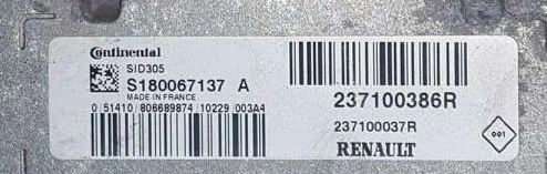 S180067137A 237100386R 237100037R RSARM620RSA SID305 Renault Megane 1.5DCI ORI+noEGR noDPF KTAG FULL.rar