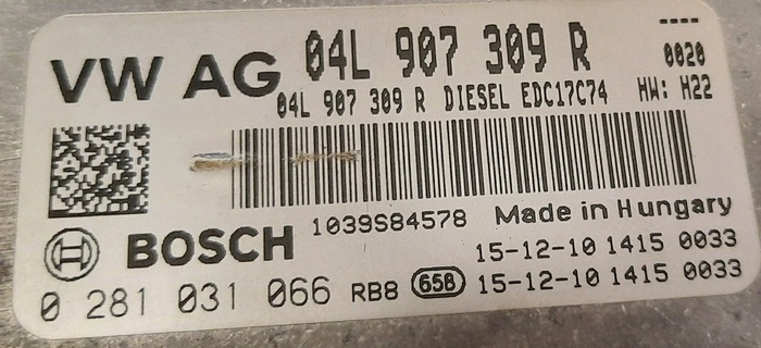 0281031066 04L907309R 04L906026GJ 9970 070884 10SW070884 EDC17C74 Skoda 1.6TDI 88kW DCXA 2017 MTgearbox ORI+ST1 FLEX BENCH FULL.rar