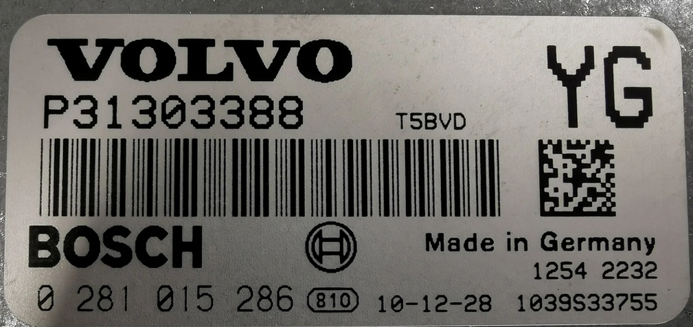 0281015286 P31303388 1039s33755 1037500204 EDC17CP22 Volvo V60 2.0D D3 120kw 10y ATgearbox boot FULL.rar